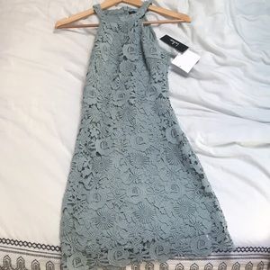 Lulu’s high neck lace dress